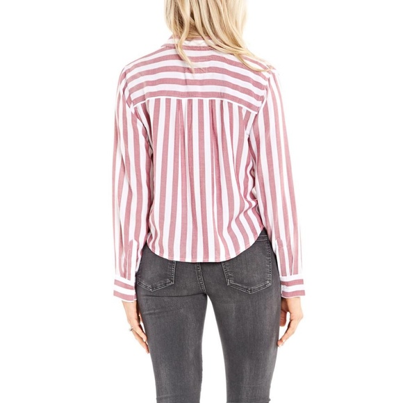 Rails Striped Tie Front Top - Picture 3 of 5